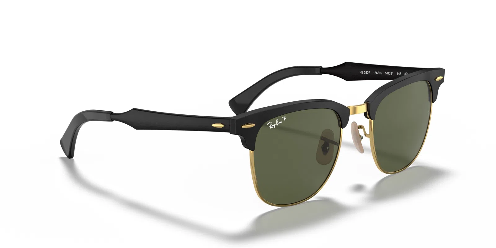 Ray-Ban Clubmaster Aluminum 3507 Sunglasses - view 13